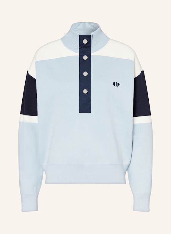 CLAUDIE PIERLOT Rugbyshirt HELLBLAU/ DUNKELBLAU/ ECRU