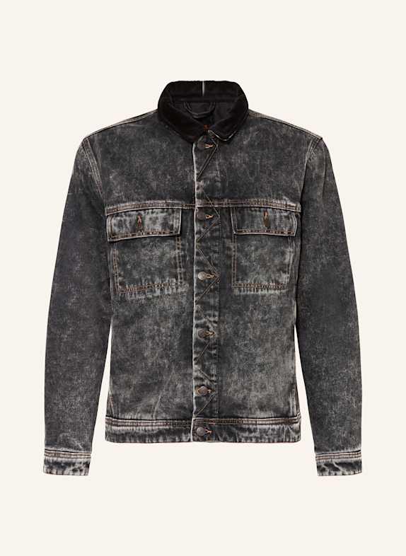 BOSS Jeansjacke LEON BO SCHWARZ