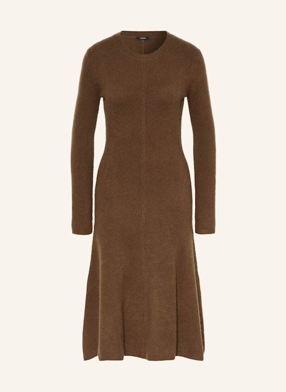 JOSEPH Strickkleid mit Cashmere BRAUN