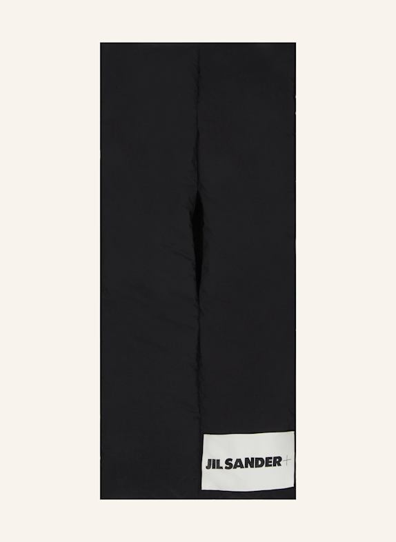 JIL SANDER Daunenschal SCHWARZ