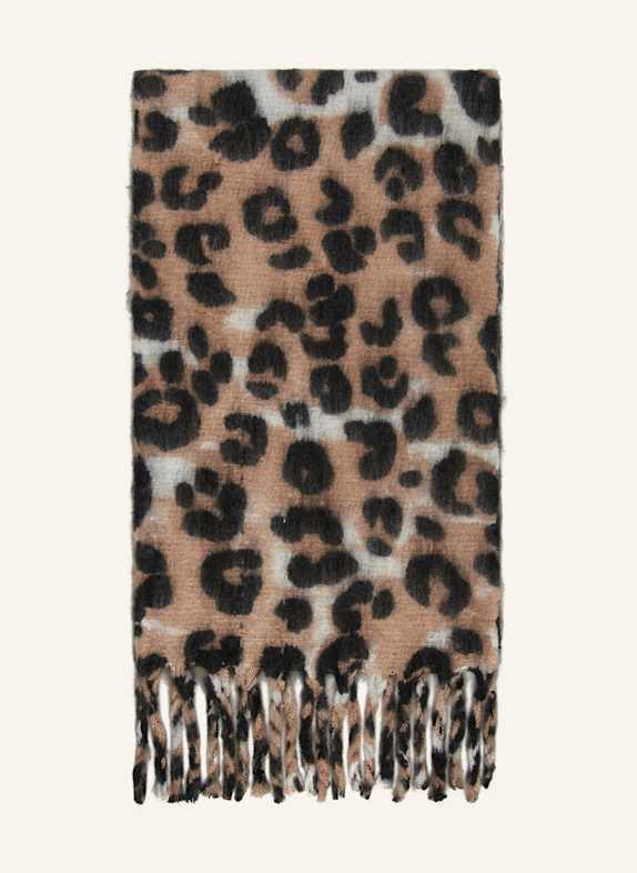 monari Scarf BEIGE/ BLACK