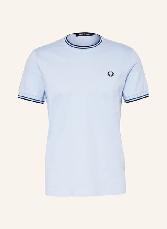 FRED PERRY T-Shirt HELLBLAU/ PETROL/ SCHWARZ