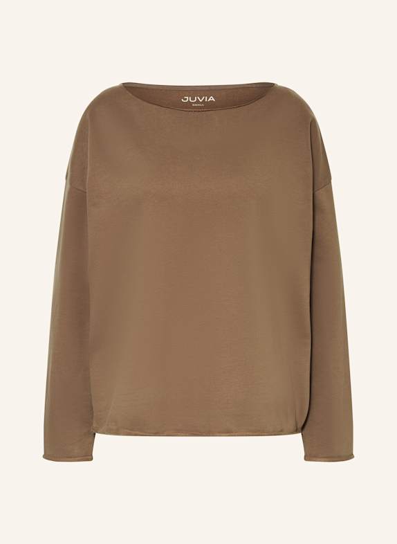 Juvia Oversized sweatshirt JUDI DARK BROWN