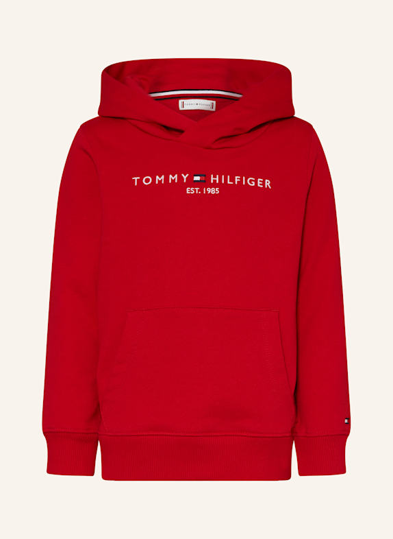 TOMMY HILFIGER Hoodie ESSENTIAL DUNKELROT