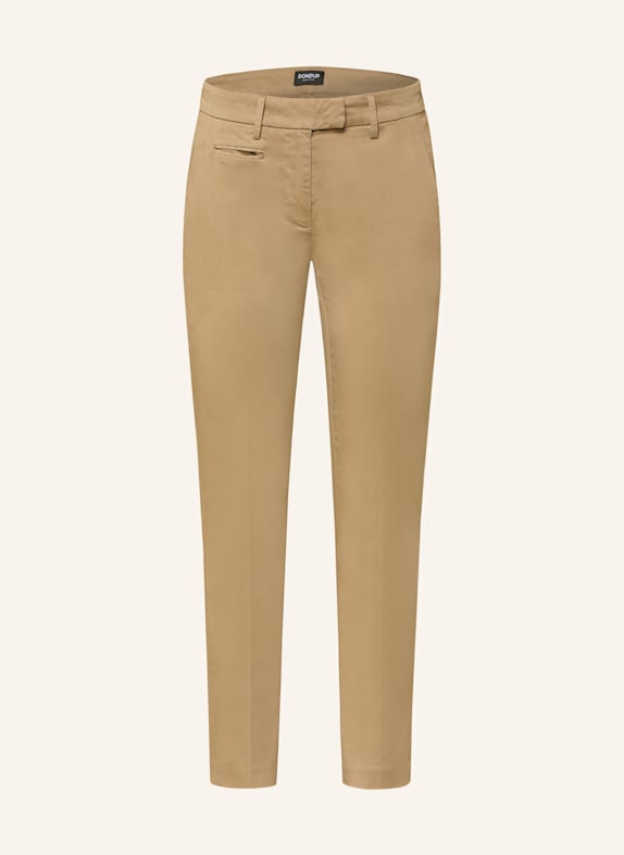 Dondup 7/8 chinos PERFECT-SLIM LIGHT BROWN