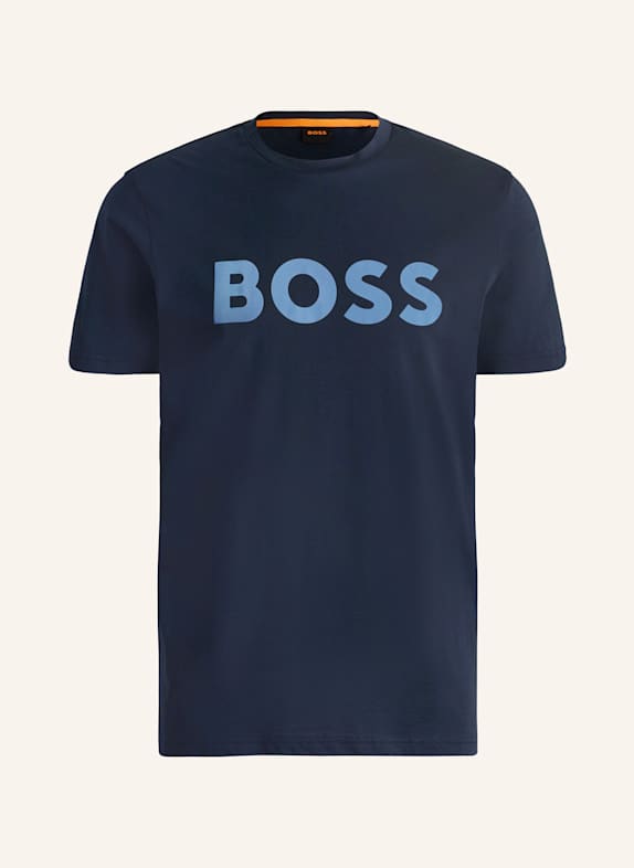 BOSS T-shirt THINKING DARK BLUE/ LIGHT BLUE