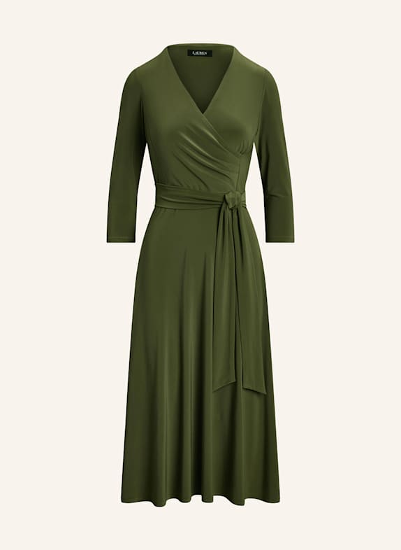 LAUREN RALPH LAUREN Kleid mit 3/4-Arm OLIV