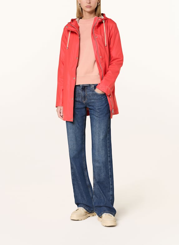 ILSE JACOBSEN Regenjacke HELLROT