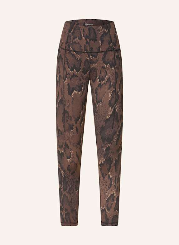 Sweaty Betty Tights SOFT SCULPT DUNKELBRAUN/ SCHWARZ/ BEIGE