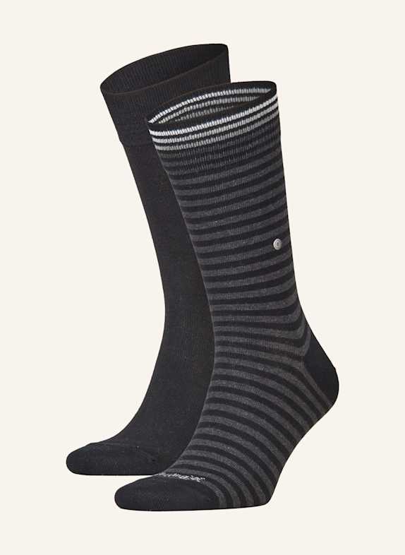 Burlington 2er-Pack Strümpfe EVERYDAY MIX 3000 BLACK