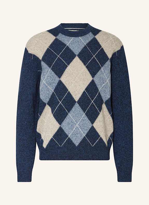 GANT Pullover BLAU/ DUNKELBLAU/ GRAU