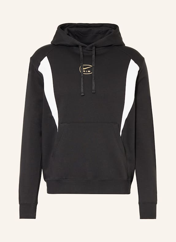 Nike Bluza z kapturem SPORTSWEAR AIR CZARNY/ BIAŁY