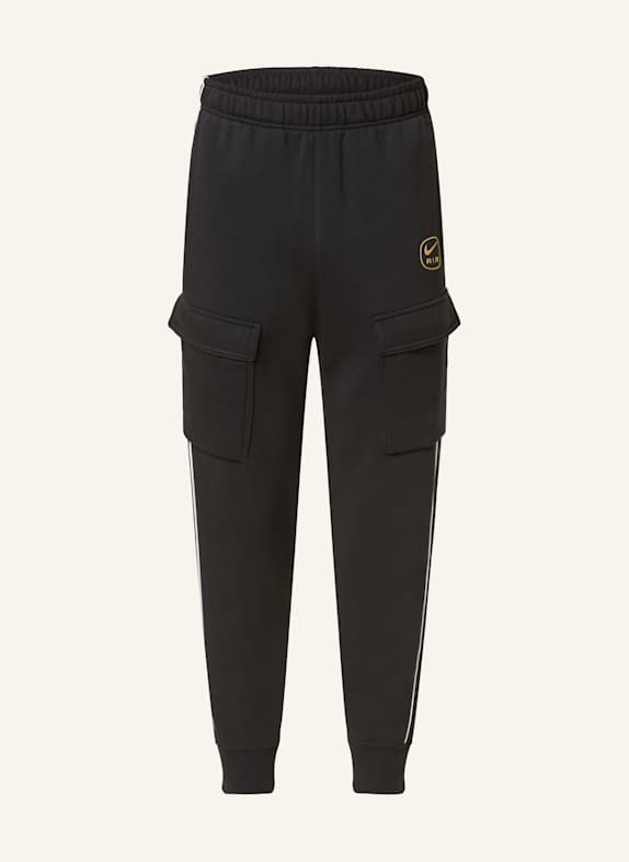 Nike Sweatpants SPORTSWEAR AIR CARGO SCHWARZ/ GOLD