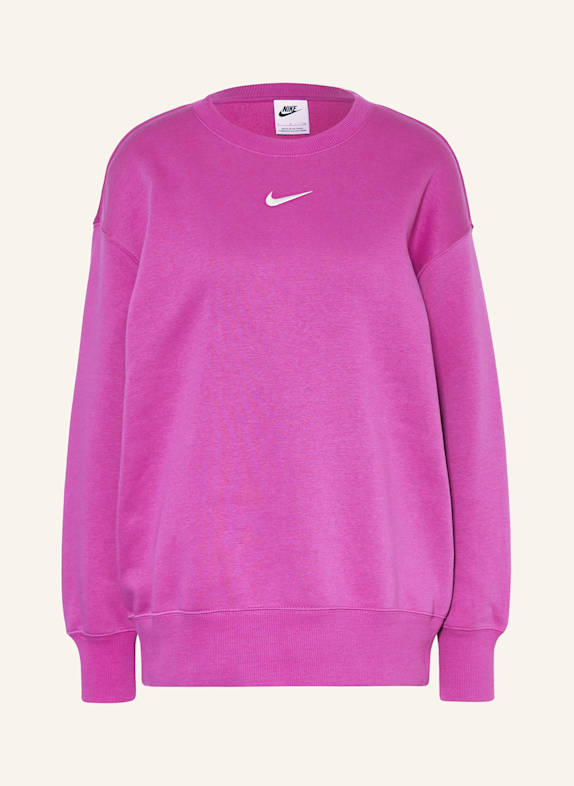 Nike Bluza nierozpinana oversize SPORTSWEAR PHOENIX FUKSJA
