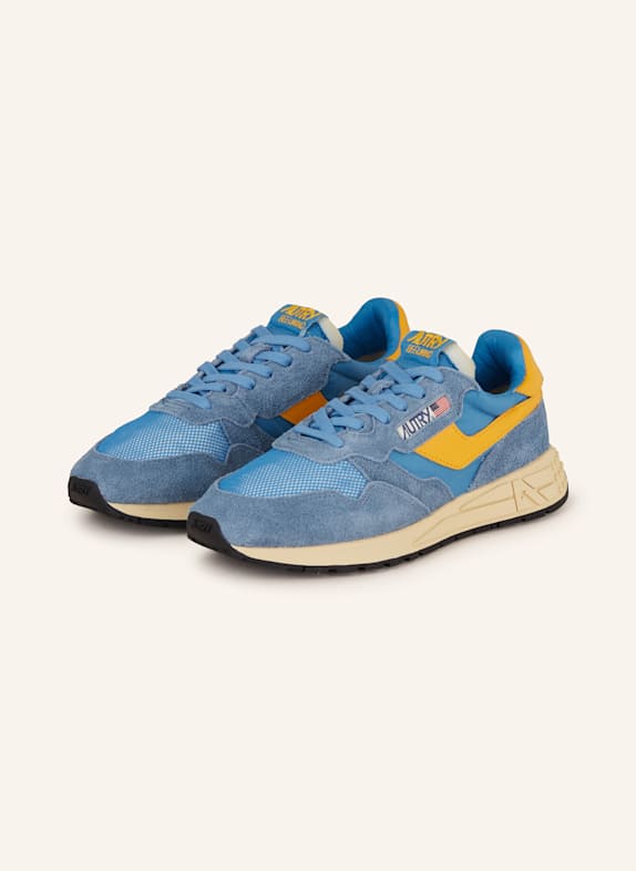 AUTRY Sneakersy REELWIND LOW UT NIEBIESKI/ CIEMNOŻÓŁTY