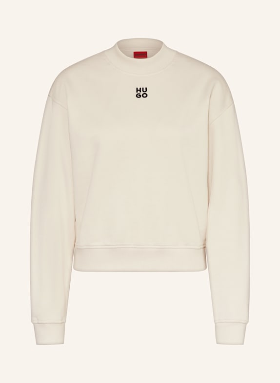 HUGO Cropped-Sweatshirt DAXANDRIA CREME
