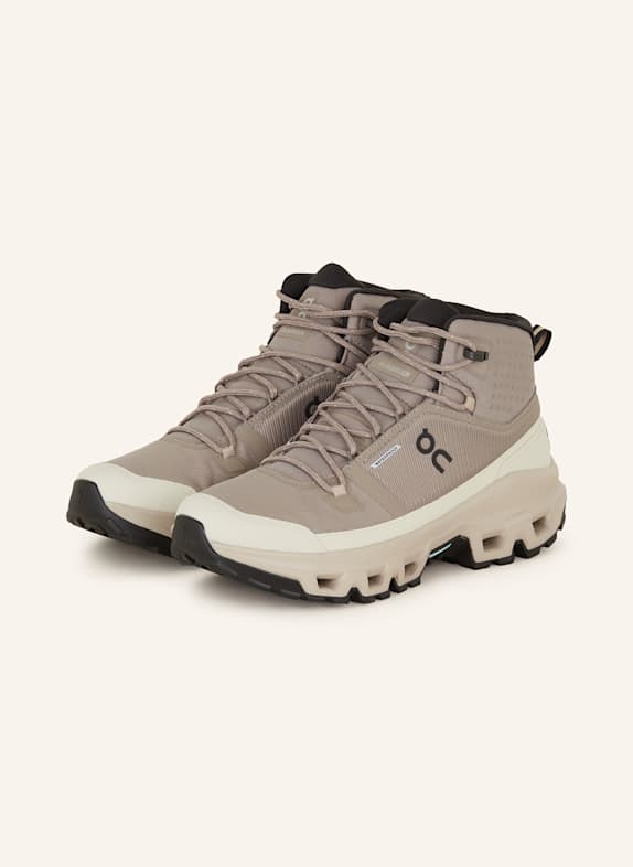 On Trekkingschuhe CLOUDROCK MID WP GRAU/ HELLGRAU