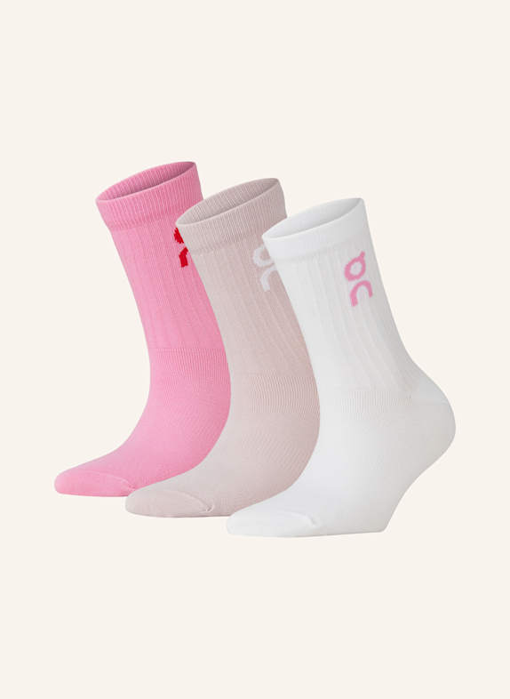 On 3er-Pack Sportsocken 3052 MAUVE | RASPBERRY