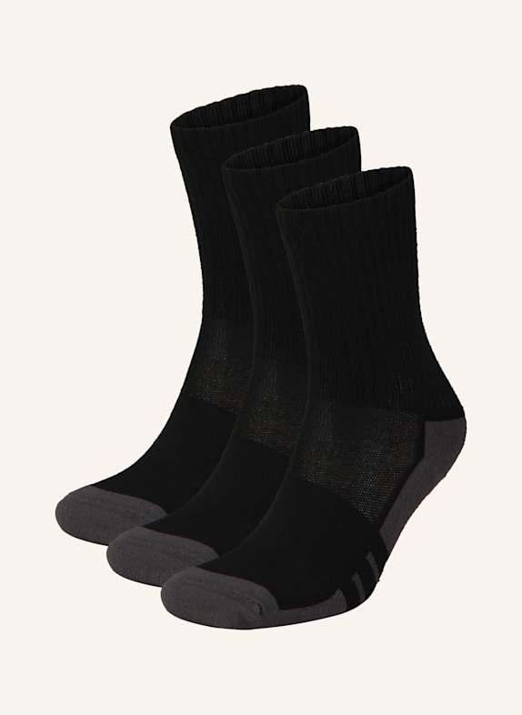 adidas Skarpety ESSENTIALS CLIMACOOL CREW, 3 pary BLACK/GRESIX
