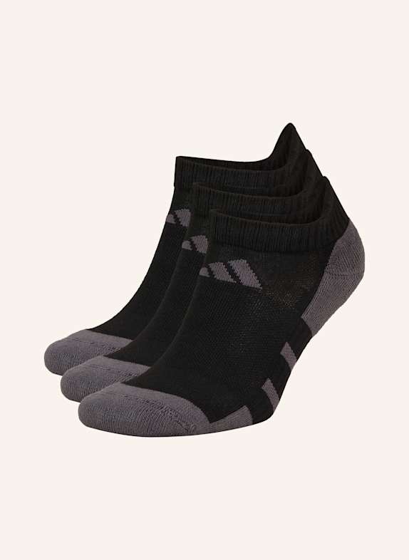adidas 3er-Pack Sportsocken ESSENTIALS CLIMACOOL LOW CUT BLACK/GRESIX