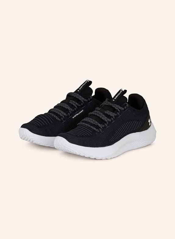 UNDER ARMOUR zapatillas de running Under Armour tope amortiguación talla 44.5 grises BLACK/ WHITE