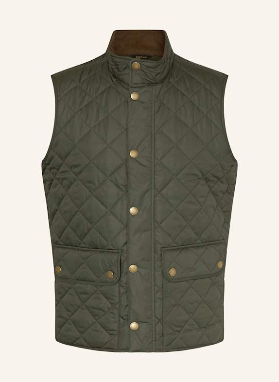Barbour Steppweste LOWERDALE DUNKELGRÜN