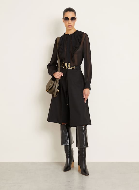 Chloé Schoudertas RIDE SMALL Flannel Grey