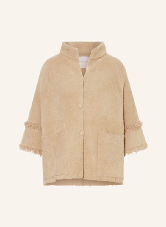 RINO & PELLE Strickjacke SABE mit 3/4-Arm BEIGE