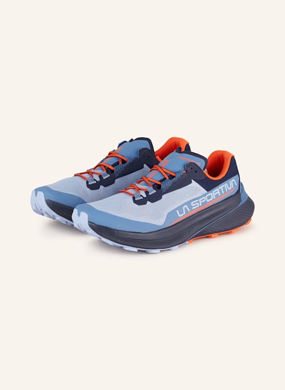 LA SPORTIVA Trail running shoes BUSHIDO III LIGHT BLUE/ ORANGE