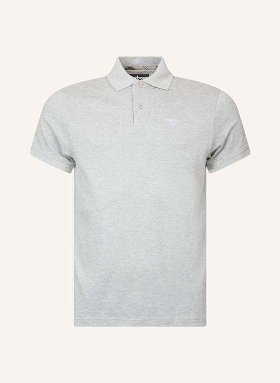 Barbour Piqué-Poloshirt GRAU