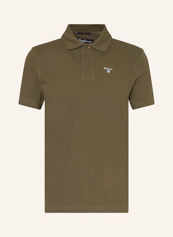 Barbour Piqué-Poloshirt OLIV