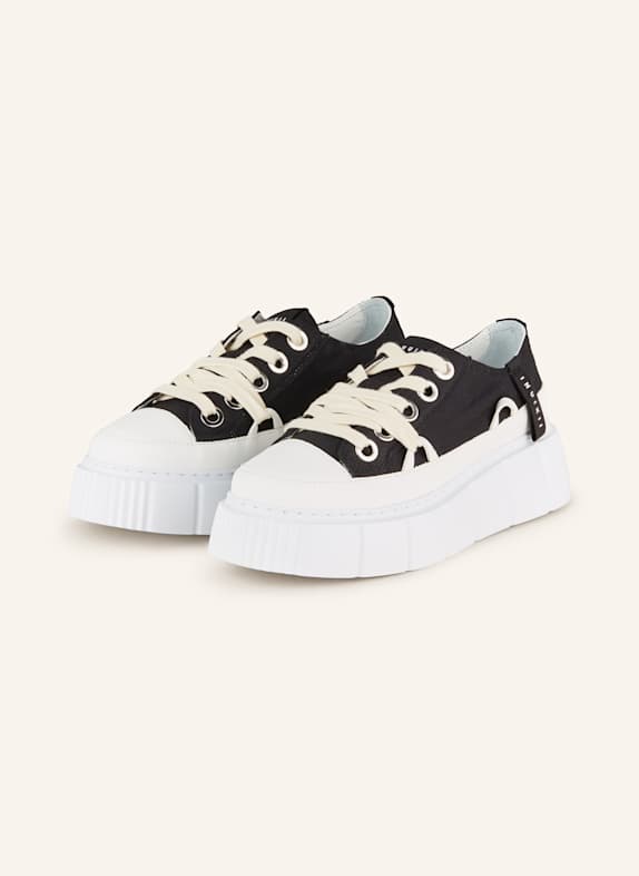 INUIKII Sneaker MATILDA CANVAS LOW SCHWARZ