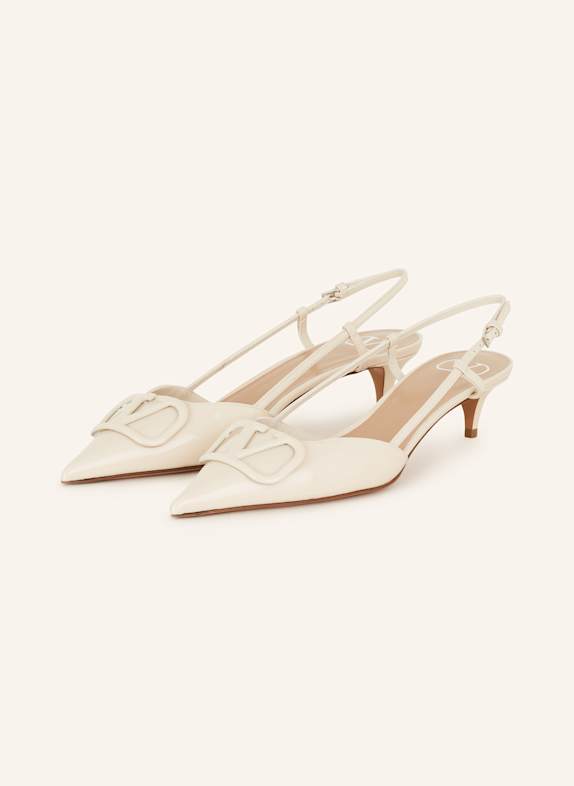VALENTINO GARAVANI Slingpumps VLOGO SIGNATURE ECRU