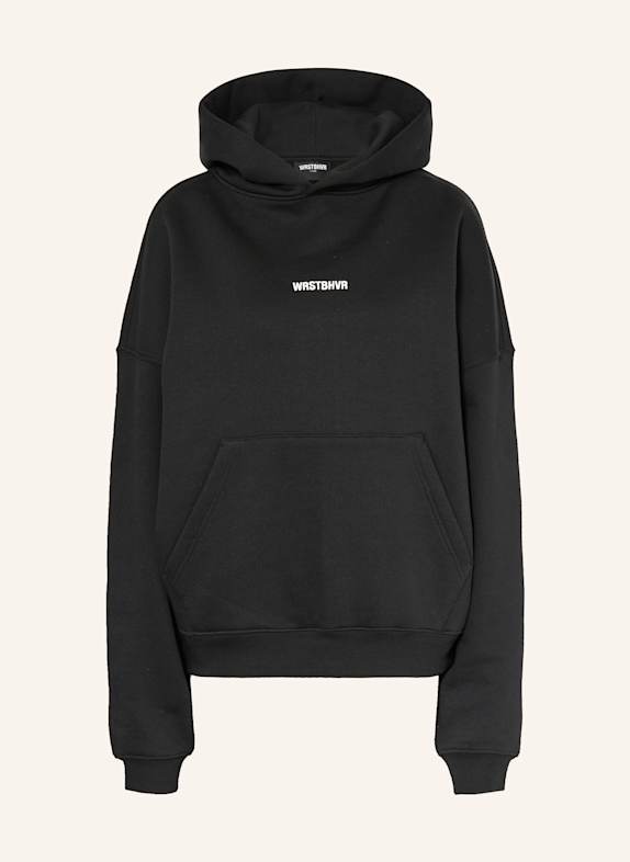WRSTBHVR Oversized hoodie HAKO BLACK