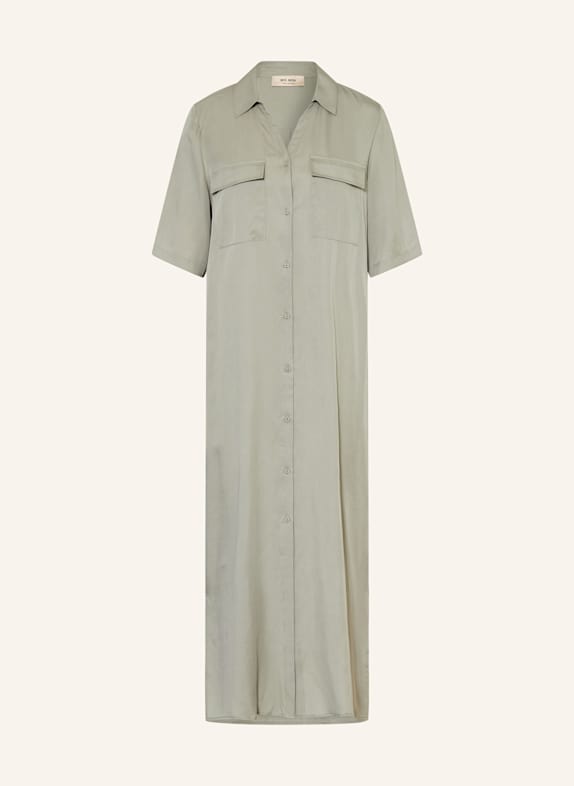 MOS MOSH Hemdblusenkleid MMETHER HELLGRÜN