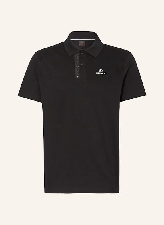 FIRE+ICE Piqué-Poloshirt RAMON4 SCHWARZ
