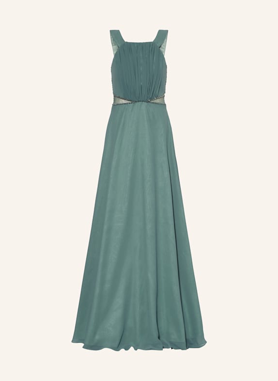 G.O.L. FINEST COLLECTION Abendkleid mit Schmucksteinen PETROL