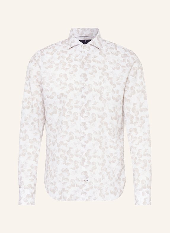 JOOP! Hemd PAI Slim Fit mit Leinen WEISS/ BEIGE