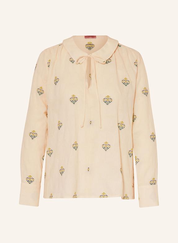 HEYANNO Bluzka MMHLUCKY ECRU/ ZIELONY