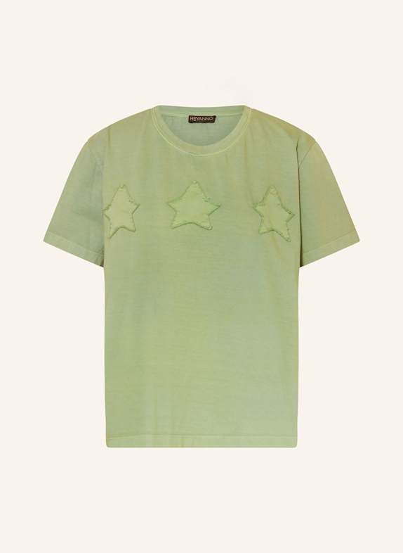 HEYANNO T-shirt MMHSTAR JASNOZIELONY