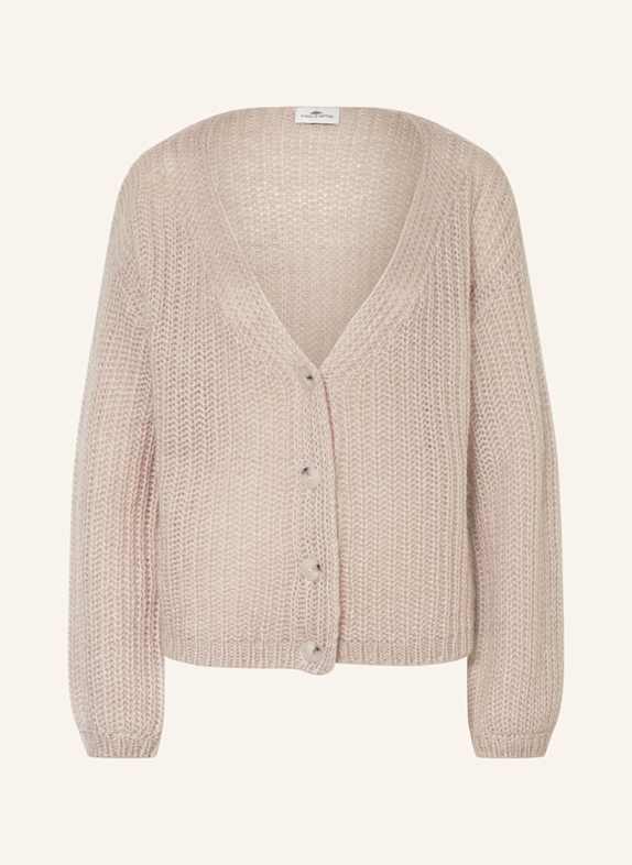 FYNCH-HATTON Strickjacke mit Mohair HELLGRAU