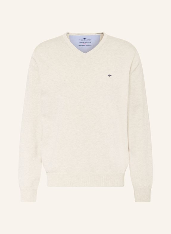 FYNCH-HATTON Pullover BEIGE/ WEISS