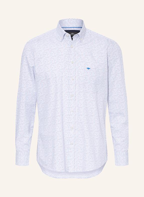 FYNCH-HATTON Hemd Comfort Fit WEISS/ HELLBLAU/ ROT