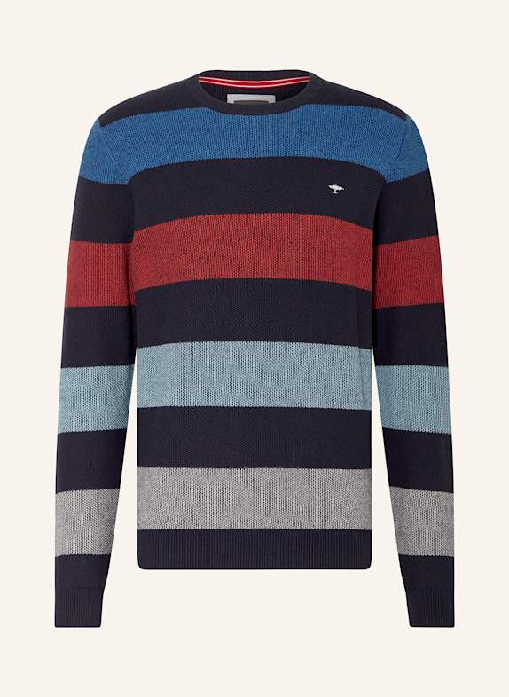 FYNCH-HATTON Pullover BLAU/ ROT/ DUNKELBLAU