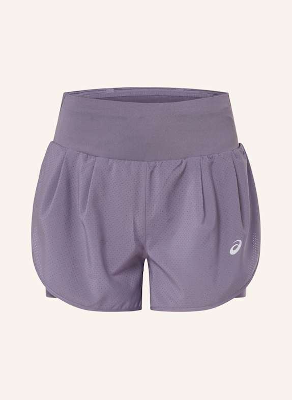 ASICS 2-in-1-Laufshorts ROAD LILA
