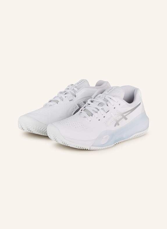 ASICS Tennisschuhe GEL-RESOLUTION X CLAY WEISS/ SILBER