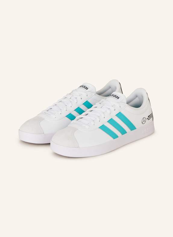adidas Sneaker MERCEDES - AMG PETRONAS FORMULA ONE TEAM VL COURT WEISS/ TÜRKIS