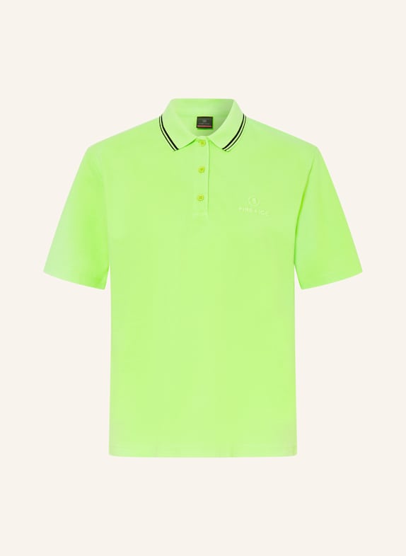 FIRE+ICE Koszulka polo z piki XARA JASNOZIELONY
