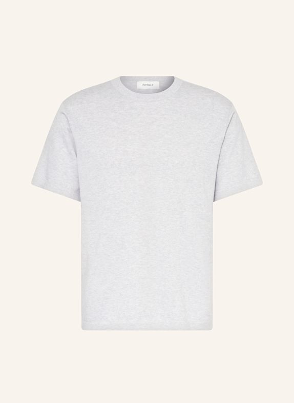 LISA YANG Knit shirt BRADLEY with cashmere LIGHT GRAY