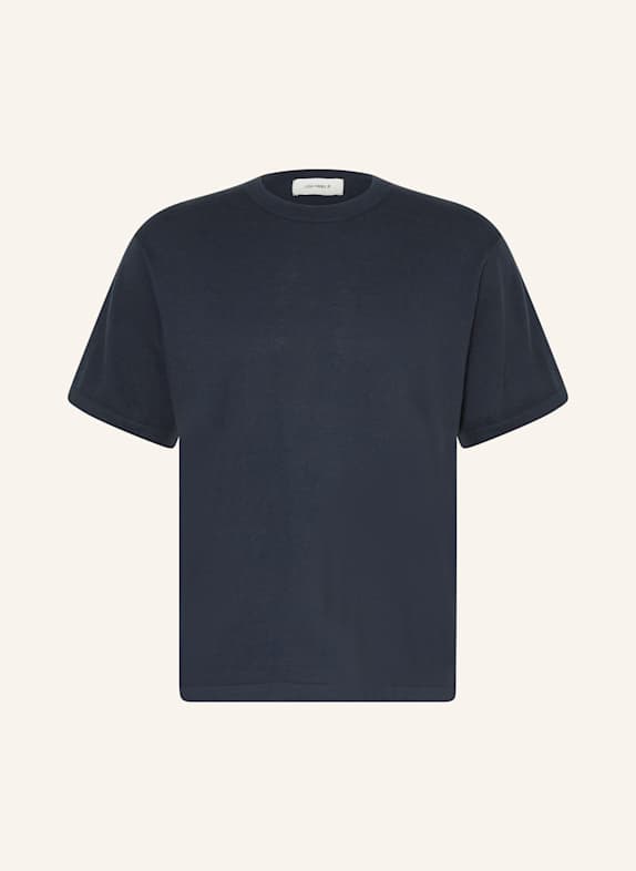 LISA YANG Knit shirt BRADLEY with cashmere DARK BLUE